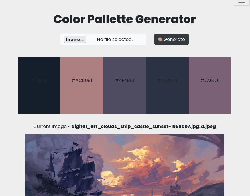 Color Palette Generator image